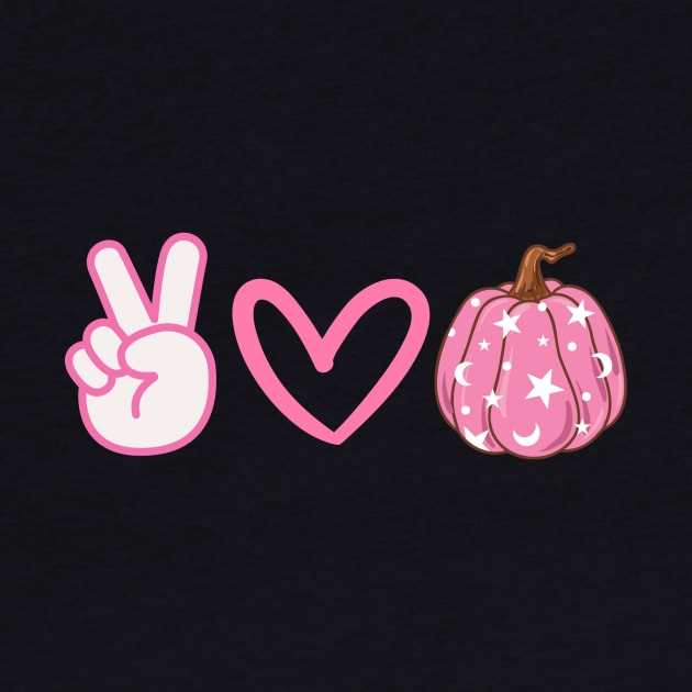 Peace. Love. Pumpkins by Rusty Ruby